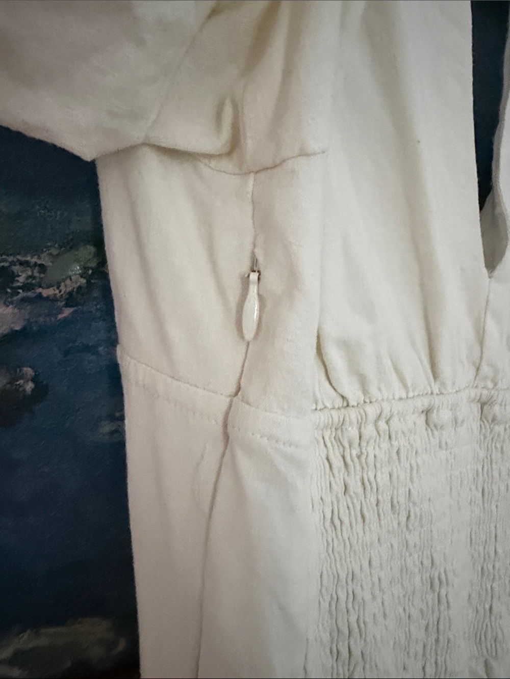 Maeve Anthropologie Corset Linen Midi Dress - Picture 6 of 7
